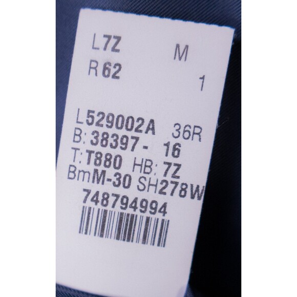 Michael Kors Sport Coat Jacket Blazer Navy Blue Sz 36R Wool Two Button Casual - Picture 13 of 15